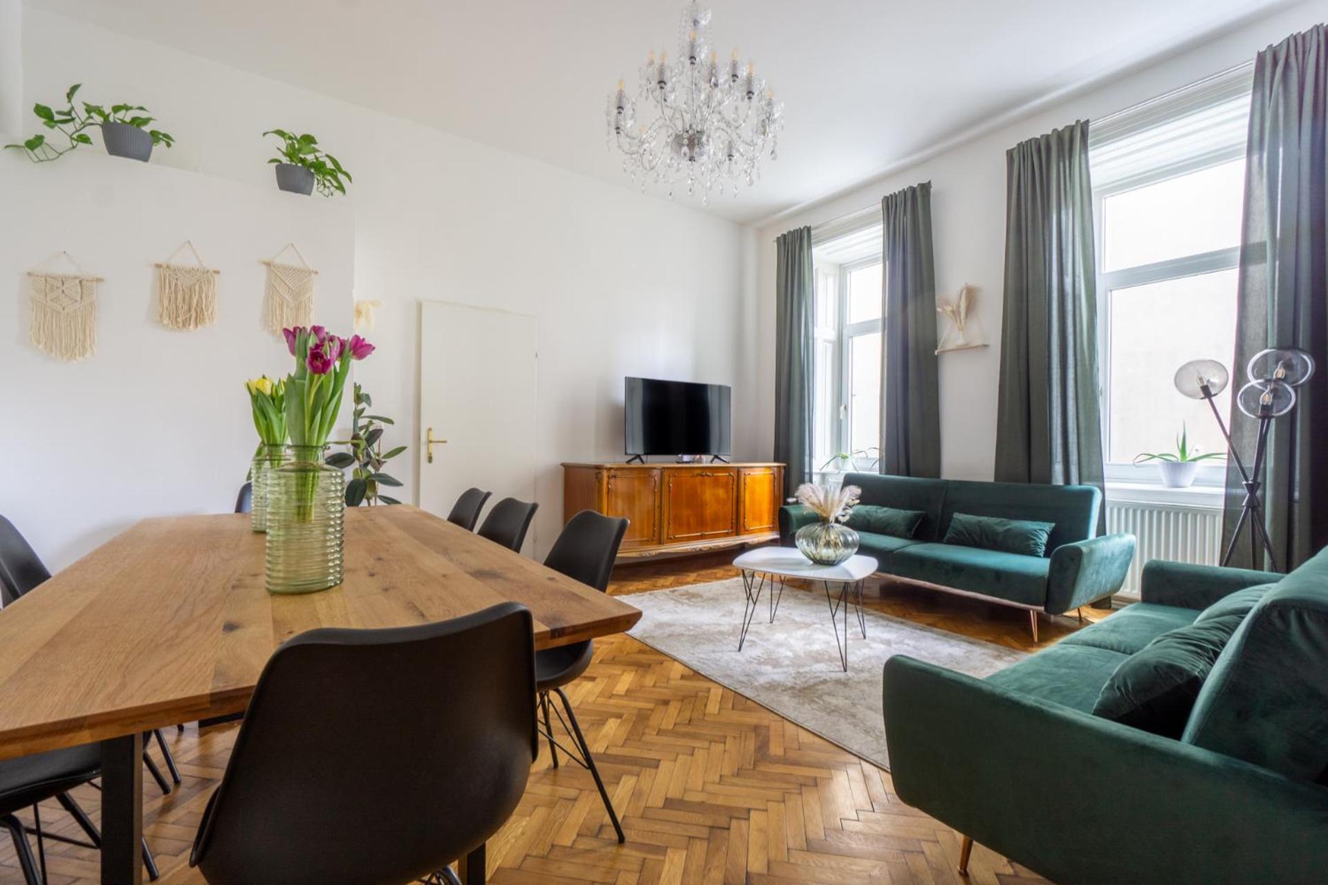 Central Apartment In Viennese Old Building 外观 照片